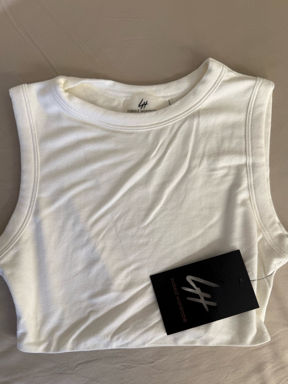 NakedWardrobe x Lori Harvey Crop Top